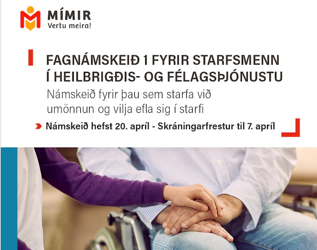 Fagnámskeið 1 í umönnun