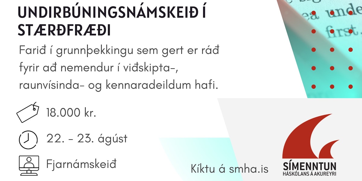 Símenntun Háskólans á Akureyri
