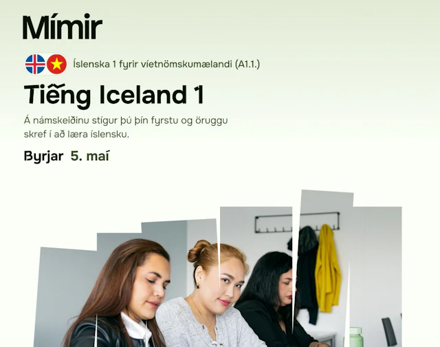 Íslenska 1 fyrir víetnömskumælandi | Icelandic 1 