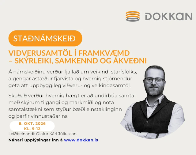 Viðverusamtöl í framkvæmd