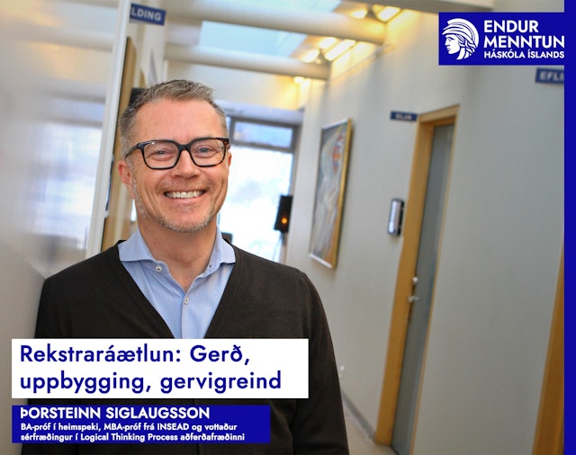 Rekstraráætlun - gerð, uppbygging, gervigreind