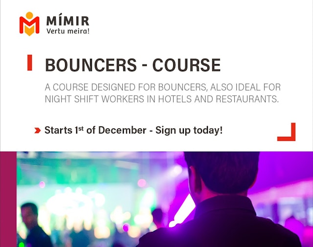 Dyravarðanámskeið á ensku | Bouncers course