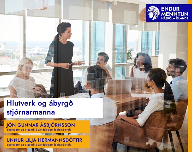 Hlutverk og ábyrgð stjórnarmanna