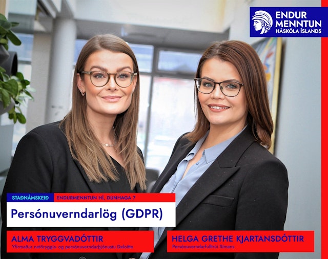 Persónuverndarlög (GDPR)