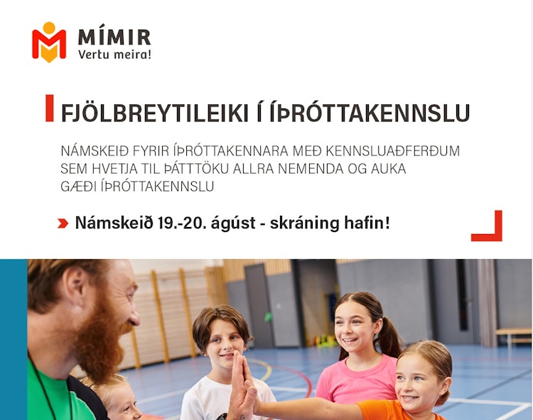 Fjölbreytileiki í íþróttakennslu - endurmenntun 