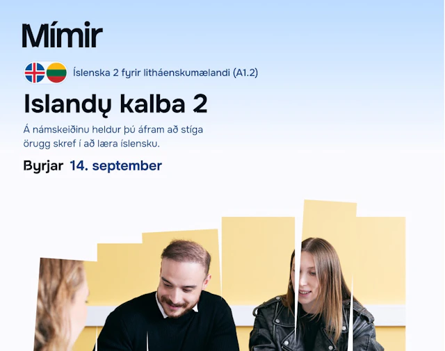 Íslenska 2 f. litháenskumælandi | Islandų kalba 2