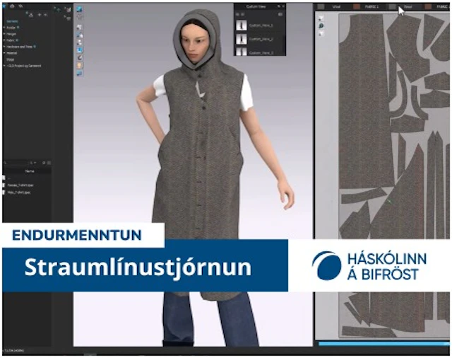 Grunnnámskeið í stafrænni fatahönnun 