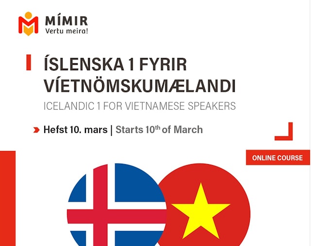 Íslenska 1 f. Víetnama | Icelandic 1 f. Vietnamese