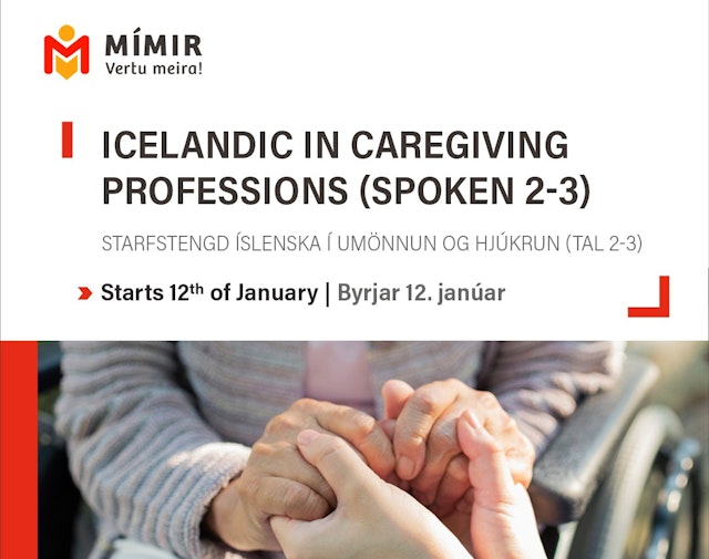 Starfstengd íslenska |  Icelandic in caregiving 