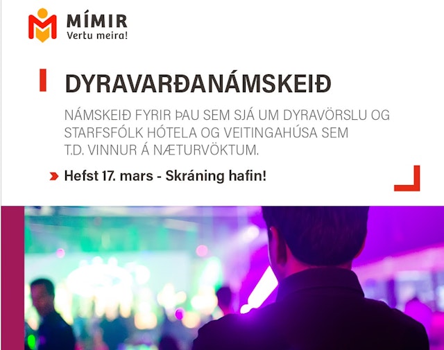 Dyravarðanámskeið 