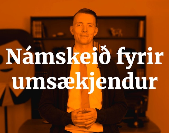 Námskeið fyrir umsækjendur