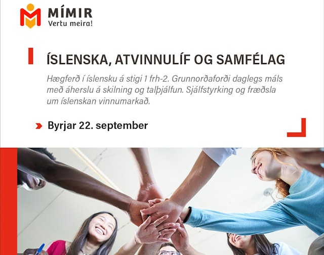 Íslenska, atvinnulíf og samfélag
