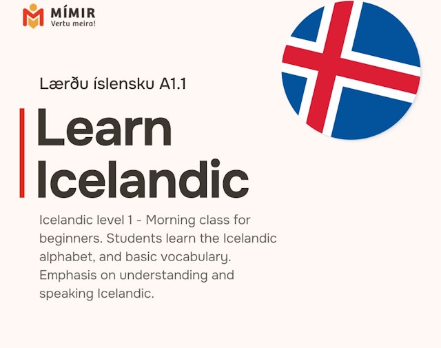 Íslenska 1 | Icelandic 1
