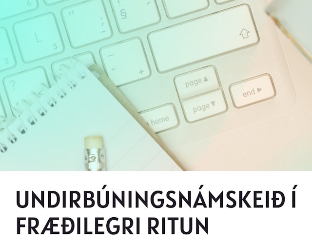 Undirbúningsnámskeið í fræðilegri ritun