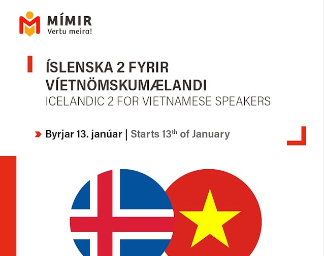 Icelandic 2 for Vietnamese speakers | Íslenska 2
