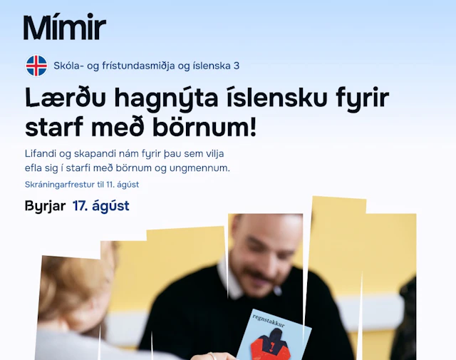 Skóla- og frístundasmiðja og íslenska 3
