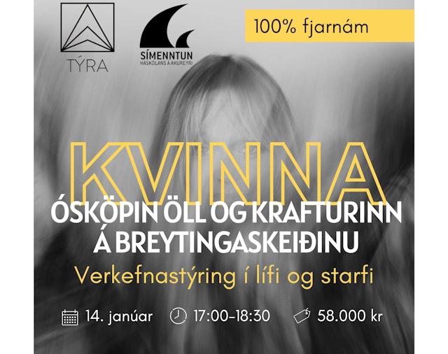 KVINNA: Verkefnastýring með breytingarskeiðinu