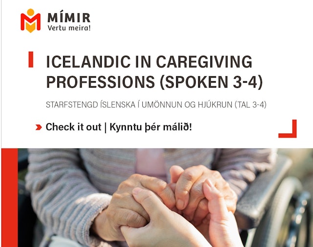 Íslenska í umönnun | Icelandic for caregiving prof