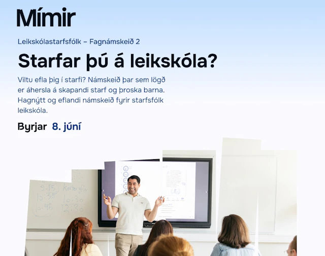 Leikskólastarfsfólk – Fagnámskeið 2