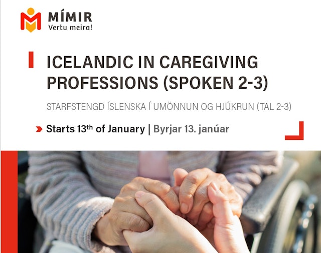 Starfstengd íslenska | Icelandic in caregiving