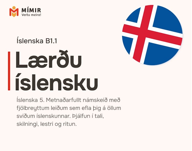 Íslenska 5 | Icelandic 5