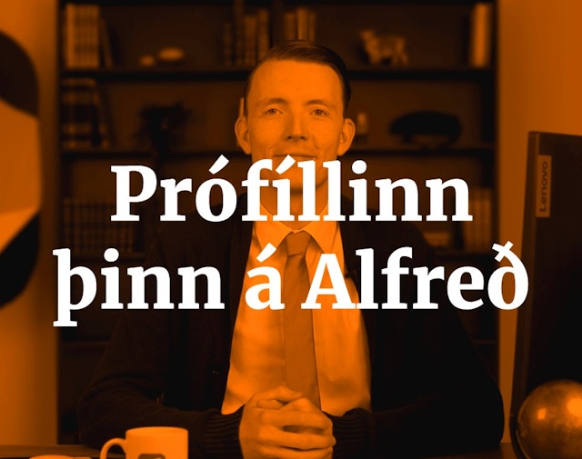 Prófíllinn þinn á Alfreð