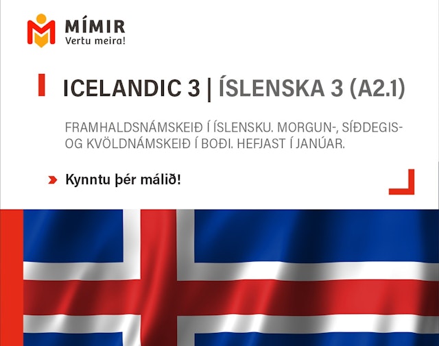 Íslenska 3 | Icelandic 3