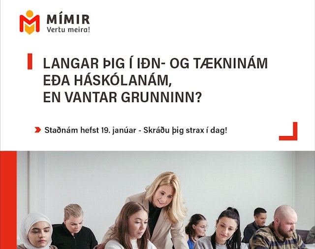 Menntastoðir - Staðnám 