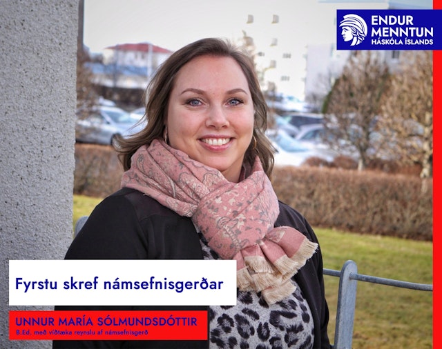 Fyrstu skref námsefnisgerðar