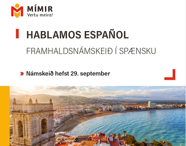 Framhaldsnámskeið í spænsku 