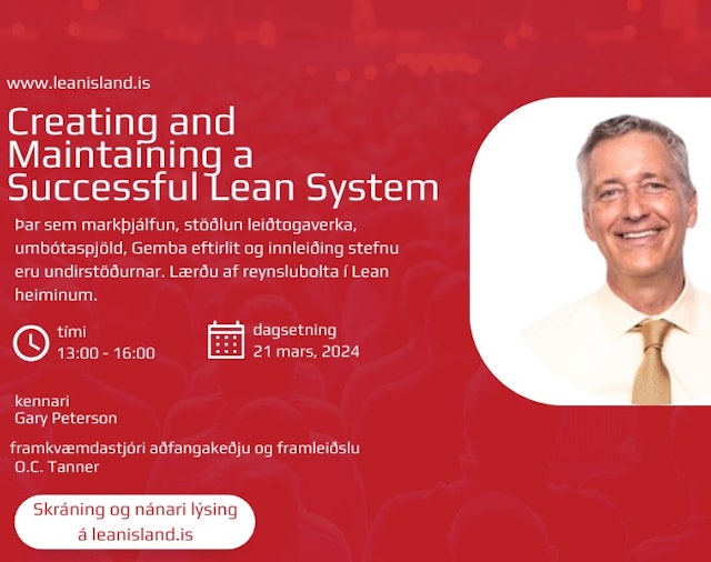  Creating and Maintaining a Successful Lean System