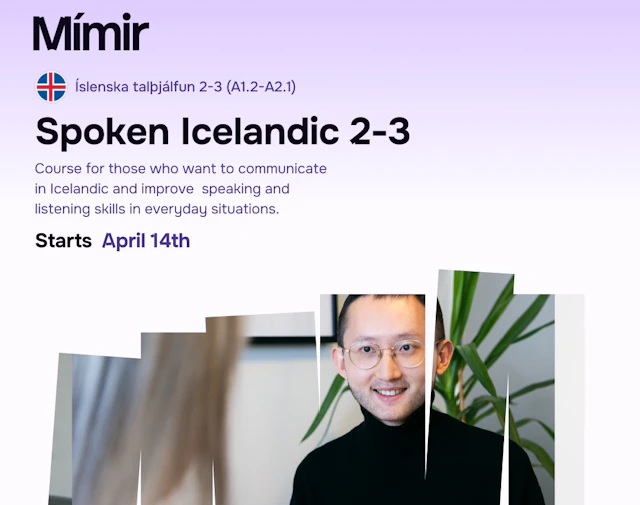 Íslenska talþjálfun 2-3 | Spoken Icelandic 2-3