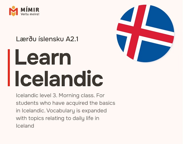 Íslenska 3 | Icelandic 3
