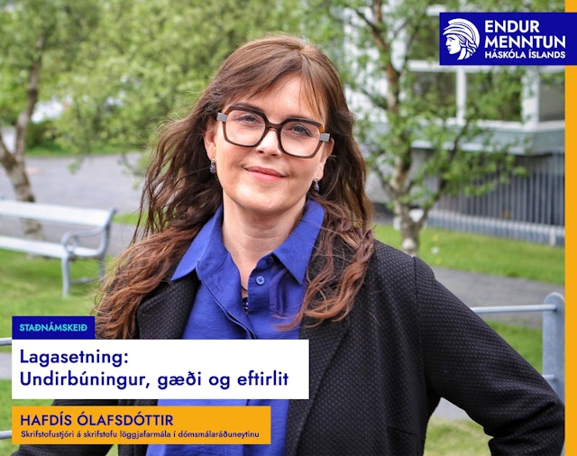 Lagasetning: Undirbúningur, gæði og eftirlit