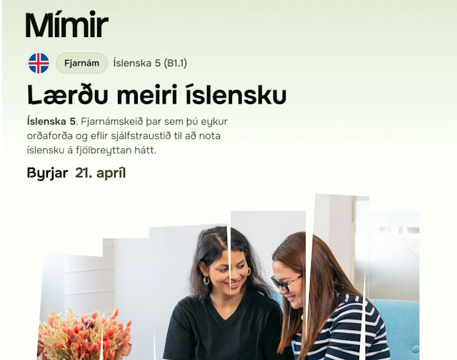 Íslenska 5 fjarnám | Icelandic 5 online