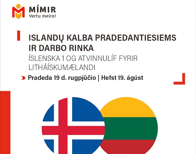 Islandų kalba pradedantiesiems | ísl. fyrir lith.