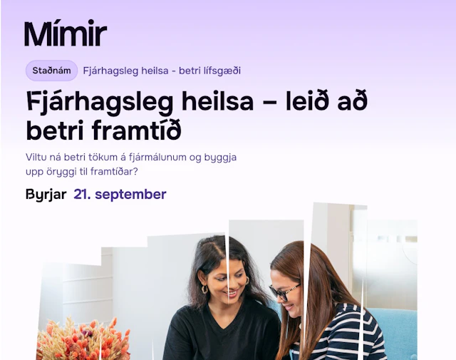 Fjárhagsleg heilsa – betri lífsgæði
