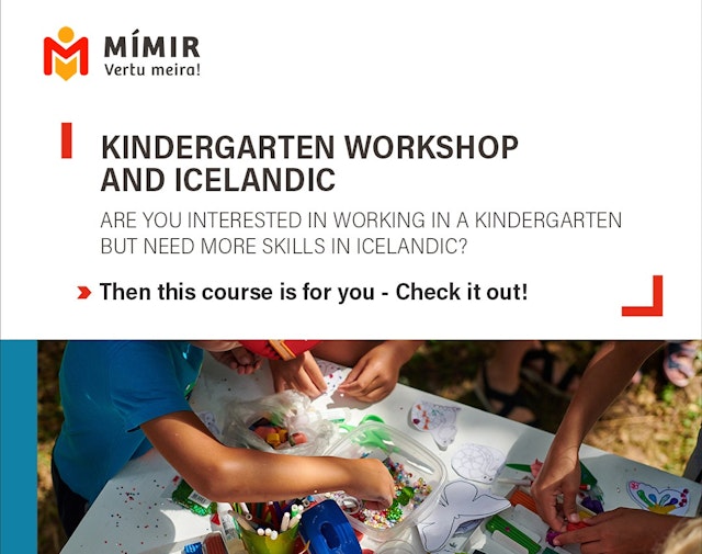Kindergarten workshop & Icelandic | Íslenska 2 