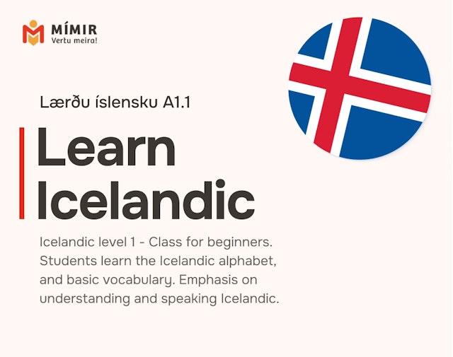 Íslenska 1 | Icelandic 1