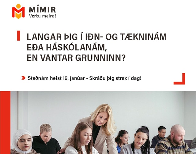 Menntastoðir - Staðnám