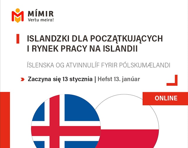 Islandzki dla polskojęzycznych | Ísl. f. pólskum.