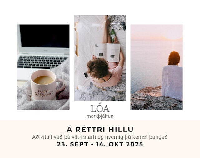 Á réttri hillu - frá óvissu til starfsánægju