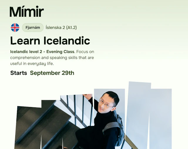Íslenska 2 fjarnám | Icelandic 2 Online (A1.2)