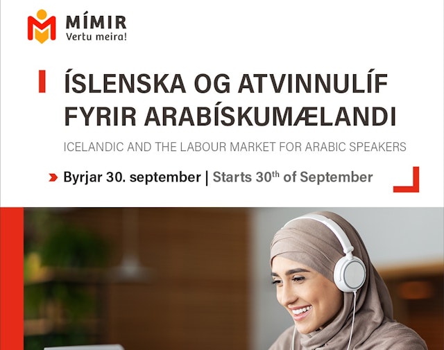 Íslenska og atvinnulíf fyrir arabískumælandi