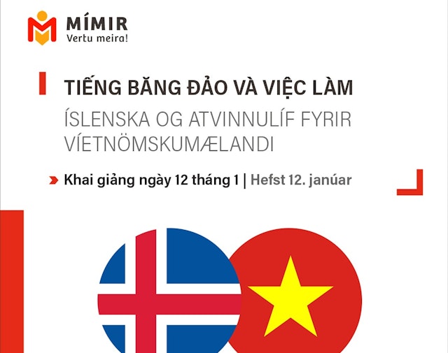 Tiếng Băng Đảo và việc làm / Íslenska f. víetn.mæl