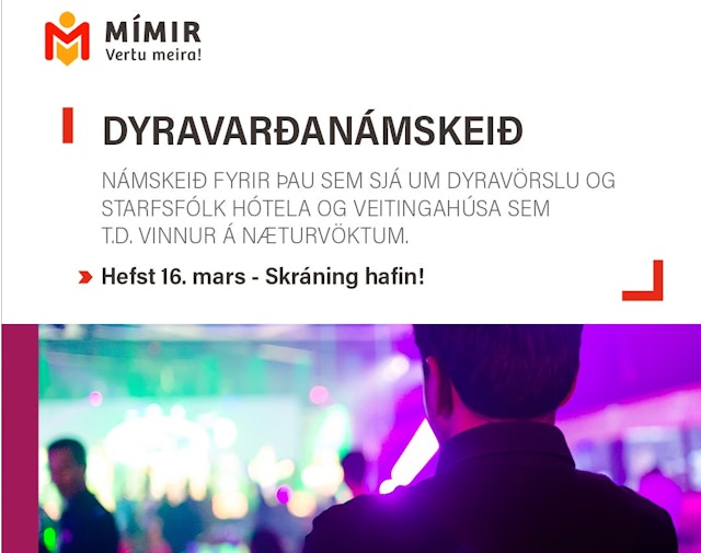 Dyravarðanámskeið 