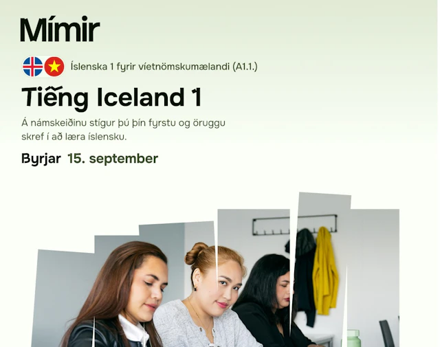 Íslenska 1 f. víetn.mæl. | Icelandic 1 f. Vietnam