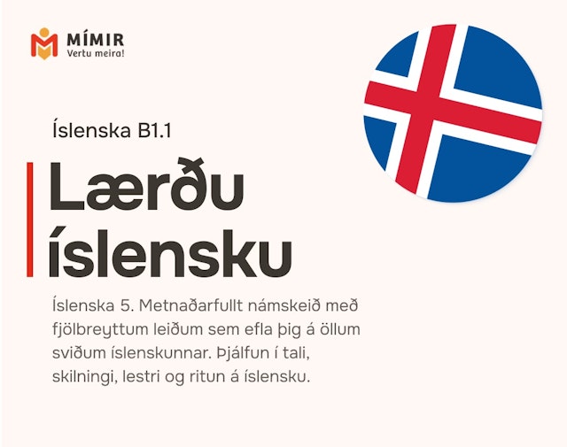 Íslenska 5 | Icelandic 5