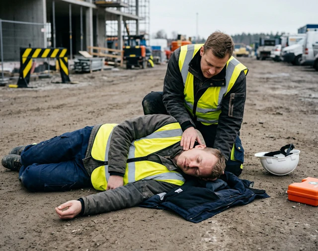 Skyndihjálp á verkstað