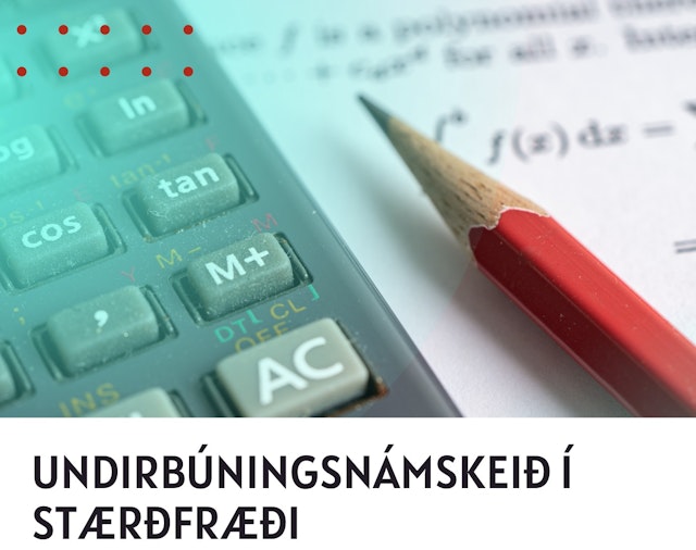 Undirbúningsnámskeið í stærðfræði